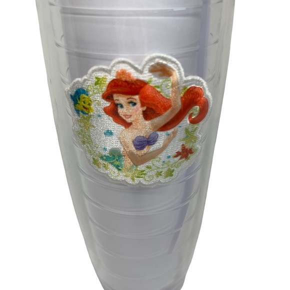 Tervis Disney The Little Mermaid Embroidered Patch 24oz Lid Loop RARE HTF - Picture 9 of 10